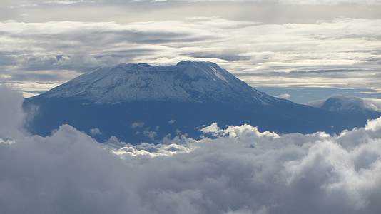 mountain alps covering with clouds thumbnail