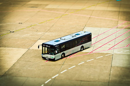 aerial photography of bus thumbnail