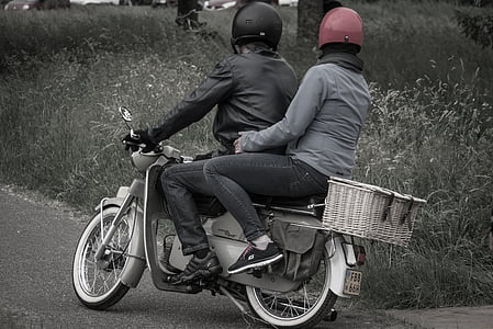 two people riding on motorcycle thumbnail
