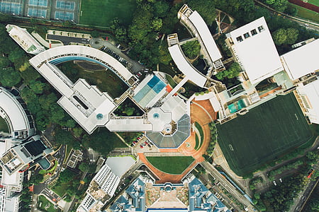 aerial photography of building thumbnail