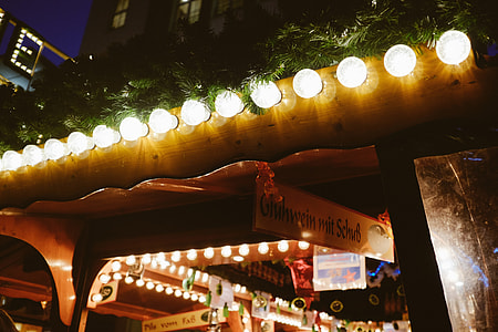 Stand at Christmas market thumbnail