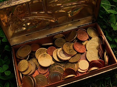 gold-colored coin collection with case thumbnail