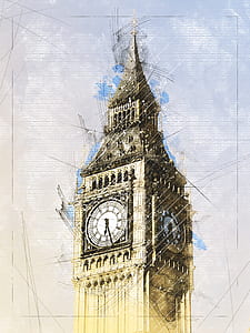 photo of Big Ben painting thumbnail