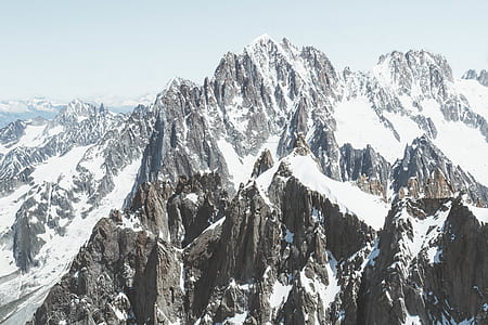 photography of mountain covered with snow thumbnail