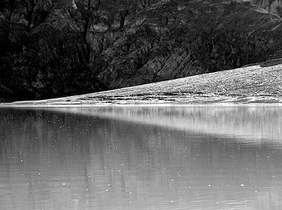 body of water across mountain thumbnail