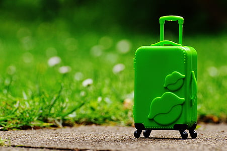 green hardcase luggage thumbnail