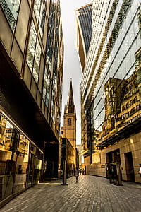 walkway between of city building thumbnail