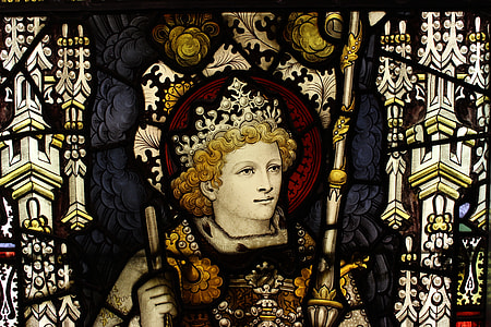 painting of man with crown and staff thumbnail