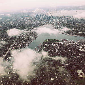 aerial photo of city high rise buildings thumbnail