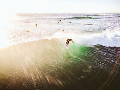 person surfing on waves thumbnail