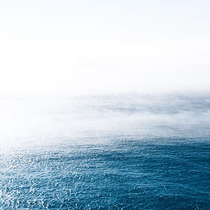 bird's-eye view photography of ocean thumbnail