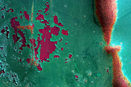 paint, peeling, green, rust thumbnail