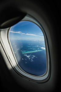 aerial shot of body of water thumbnail
