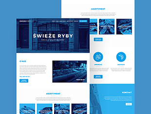 Freshy Website Template psd file