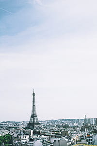 Eiffel Tower during daytime in landscape photography thumbnail
