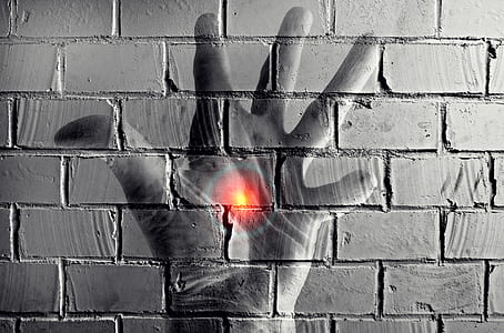 person's left palm mural thumbnail