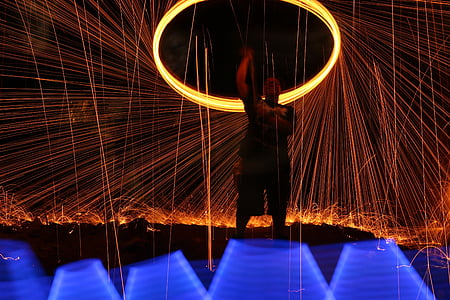 person performing fire dance thumbnail