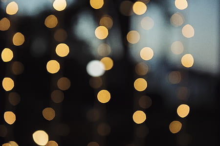 lights, dark, round, bokeh thumbnail