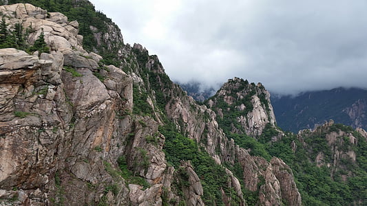 bird's eye view of gray mountain thumbnail