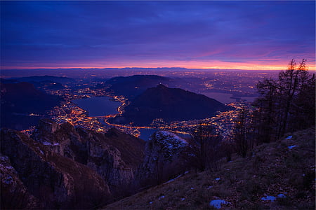 landscape photography of city during golden hour thumbnail