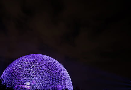 sphere, dome, night, sky thumbnail