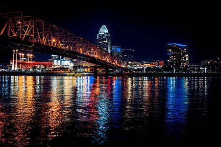 low light photography of high-rise buildings thumbnail