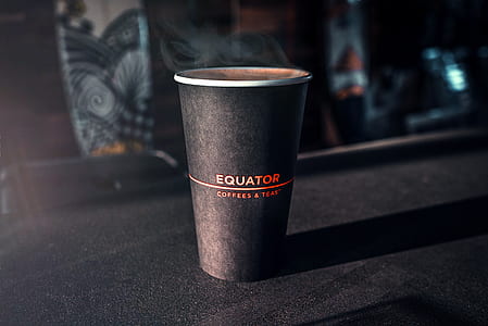 black Equator paper cup thumbnail