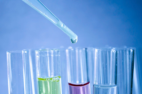 liquid sample drop on test tube thumbnail