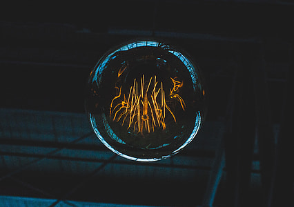 orange lighted pendant decor thumbnail