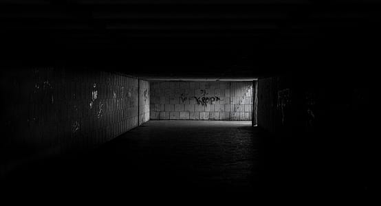 Photography of Grayscale Tunnel thumbnail