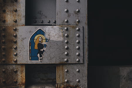 gray metal wall thumbnail