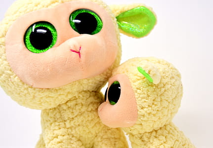 white sheep plush toys thumbnail