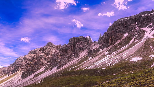 green grassland and mountain thumbnail