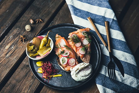 Plated Smoked Salmon Photo thumbnail