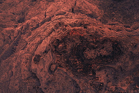 top view photography of rock formation thumbnail
