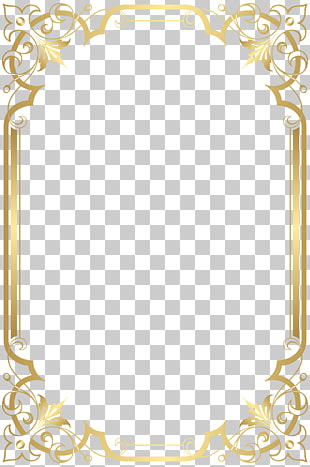 Paper Photographic film, Border Frame Transparent , illustration of gold frame PNG clipart