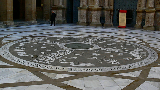 person standing inside the museum thumbnail
