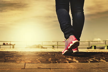 person walking on a open area thumbnail