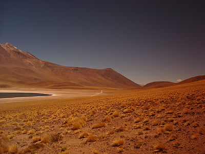 mountain under blue sky thumbnail