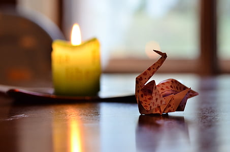 origami near candle thumbnail