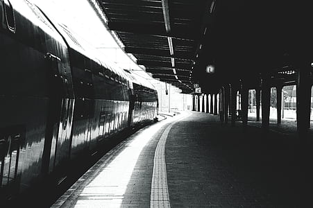 lights, dark, train, blur thumbnail