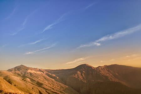mountain and blue sky thumbnail