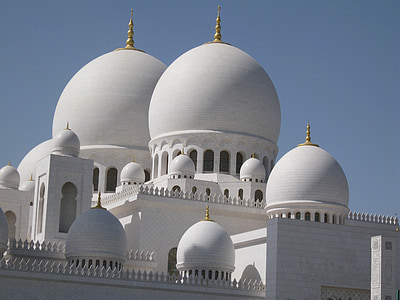 front view photography of white mosque thumbnail