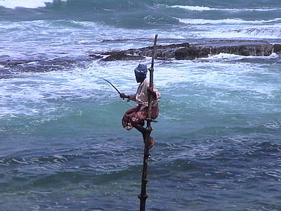 person sitting on bamboo stick thumbnail