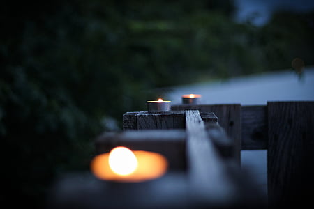tealight candles in macro photography thumbnail