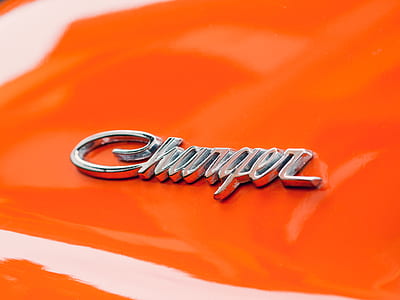 Charger logo on orange surface thumbnail