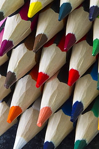 assorted-color pencil tips thumbnail