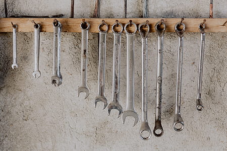 Set of ring and open-end wrench thumbnail