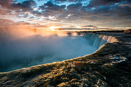 photo of Skogafoss falls in Iceland thumbnail