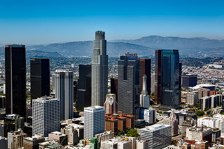aerial view of city buildings thumbnail